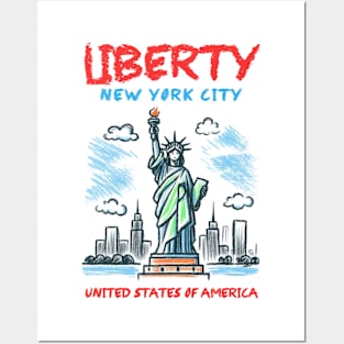 Statue of Liberty Posters and Art